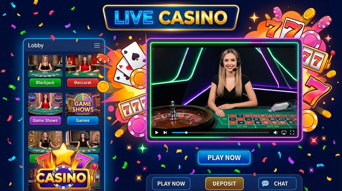 Galaxyno live dealer casino